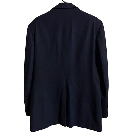 WM‎ F FARAH - MEN'S black  100% WOOL BLAZER JACKET - SIZE 44L - Picture 2 of 5